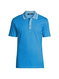 Embroidered Piqué Polo Shirt
