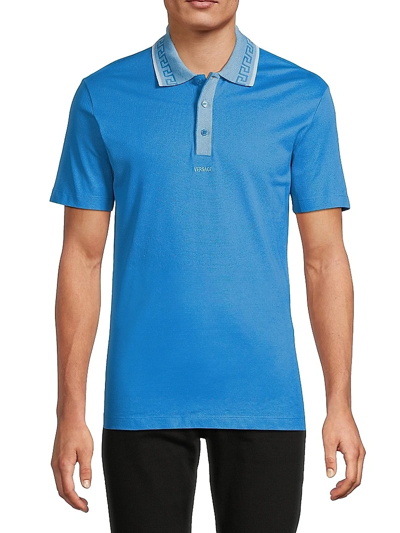 Embroidered Piqué Polo Shirt