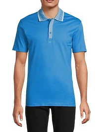 Embroidered Piqué Polo Shirt