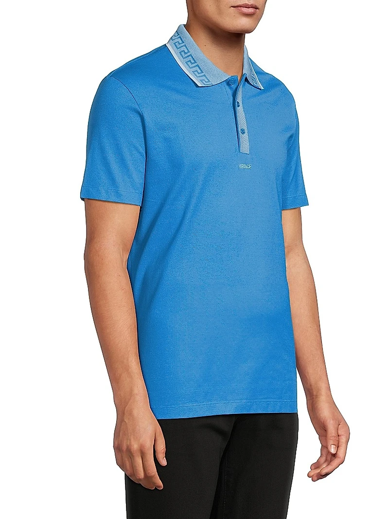 Embroidered Piqué Polo Shirt