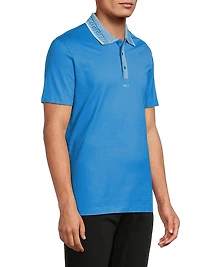 Embroidered Piqué Polo Shirt