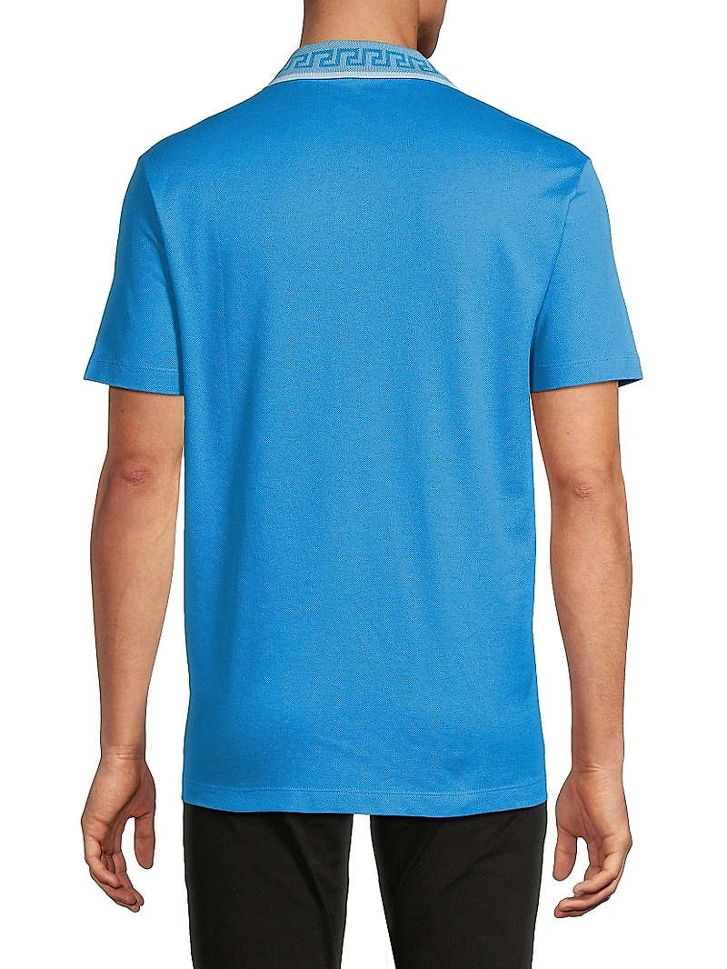 Embroidered Piqué Polo Shirt