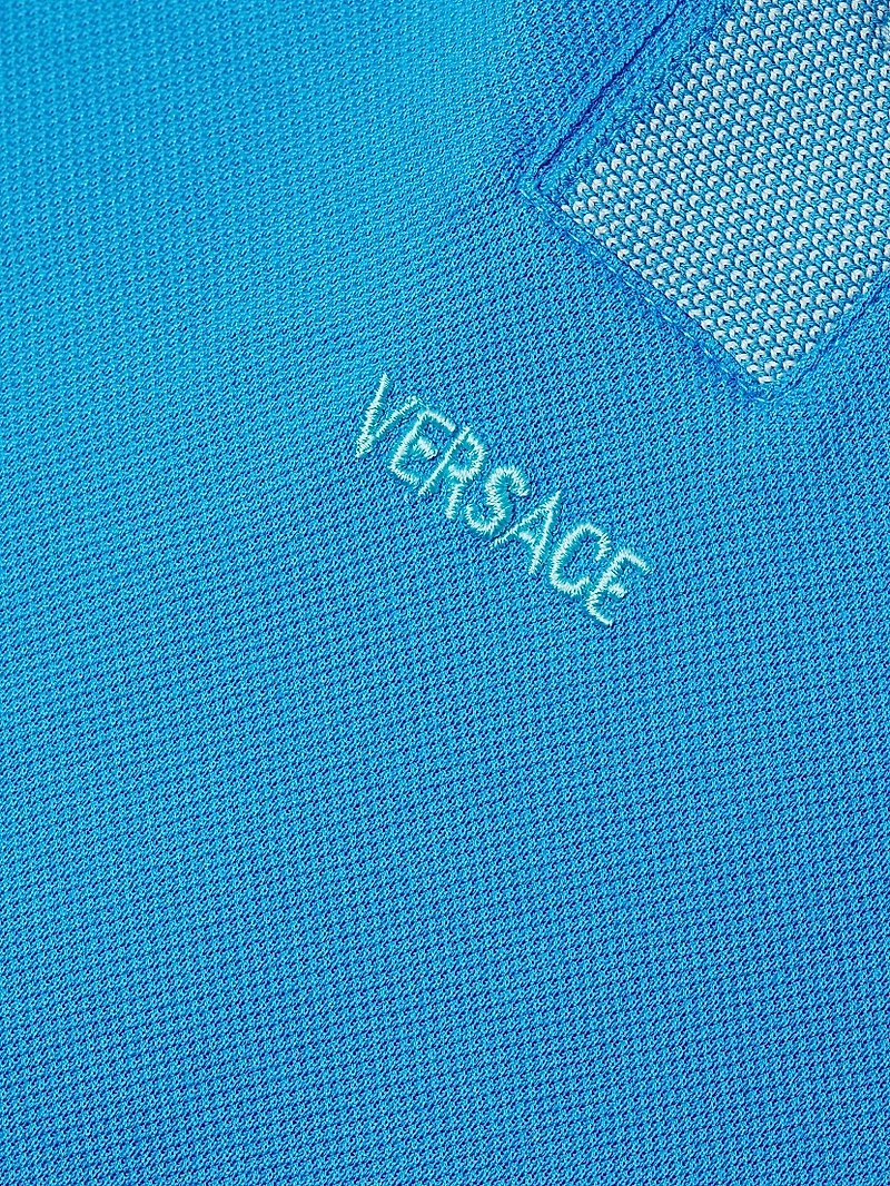 Embroidered Piqué Polo Shirt