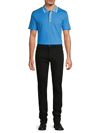 Embroidered Piqué Polo Shirt