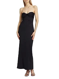 Twisted Strapless Gown