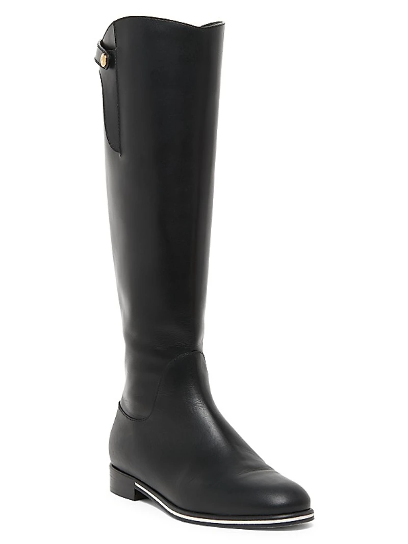 Varenne Leather Knee-High Boots