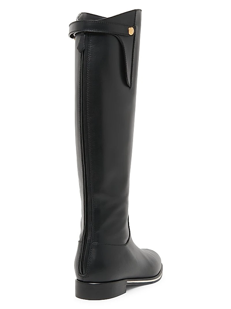 Varenne Leather Knee-High Boots