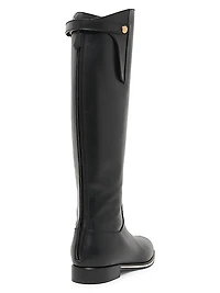 Varenne Leather Knee-High Boots