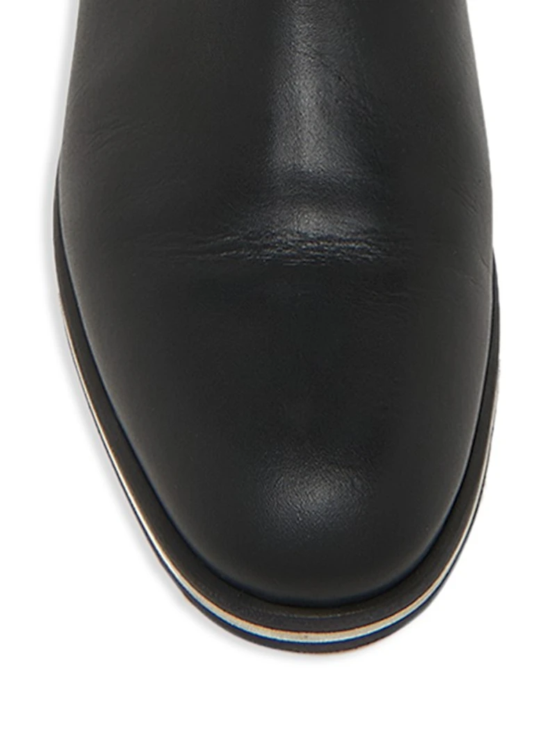 Varenne Leather Knee-High Boots
