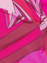 Endless Summer Abstract High-Rise Bikini Bottoms