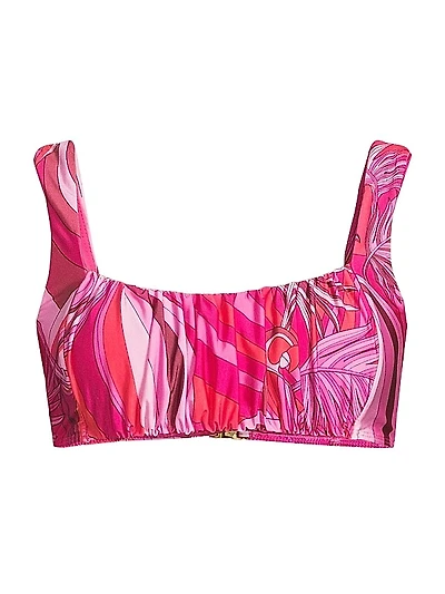 Endless Summer Abstract Bralette Bikini Top
