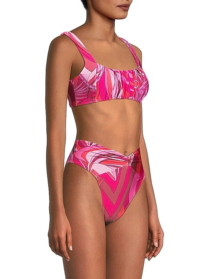 Endless Summer Abstract Bralette Bikini Top