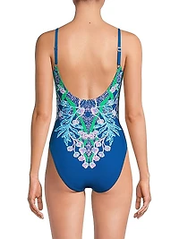 Brin Floral One-Piece Swimsuit