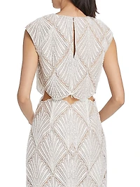Harper Scalloped Lace Crop Top