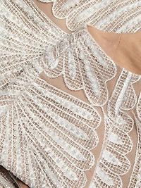 Harper Scalloped Lace Crop Top