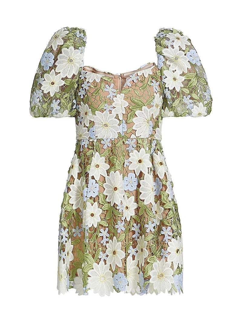 Flora Floral Lace Minidress