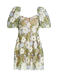 Flora Floral Lace Minidress