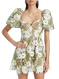 Flora Floral Lace Minidress