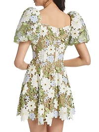 Flora Floral Lace Minidress