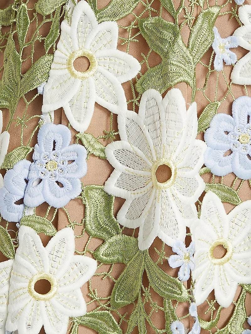 Flora Floral Lace Minidress