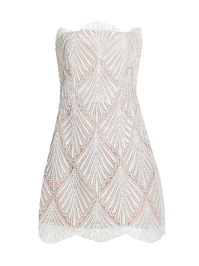 Harper Scalloped Lace Minidress