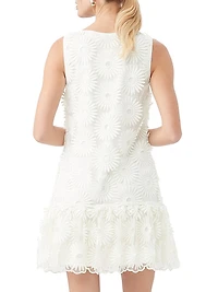 Anzu Daisy Lace Shift Minidress