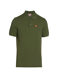 Boke Flower Cotton Slim-Fit Polo Shirt