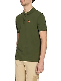 Boke Flower Cotton Slim-Fit Polo Shirt