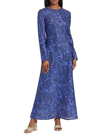 Ottie Bias Backless Maxi Dress