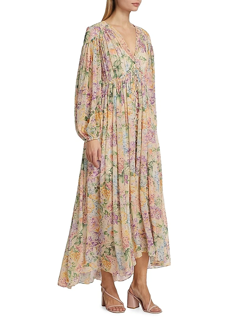 Halliday Gathered Maxi Dress