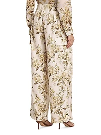 Golden Relaxed Pocket Linen Pants