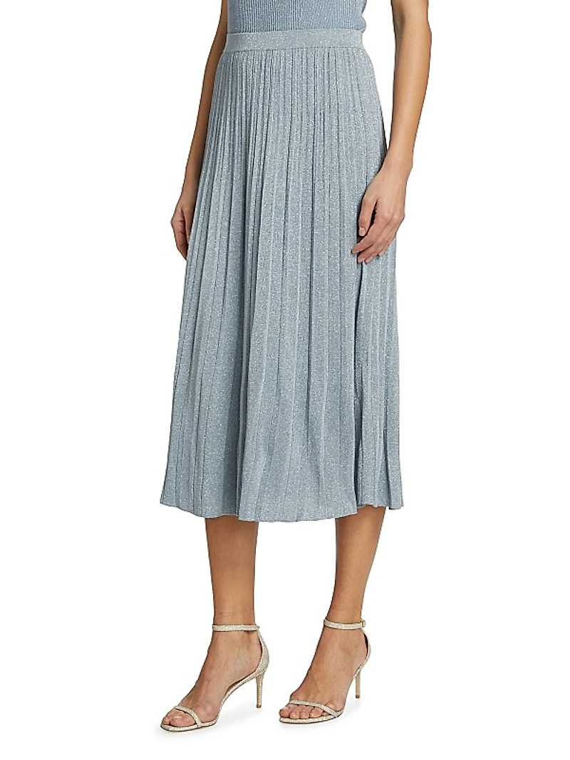 Waverly Rib-Knit Midi-Skirt