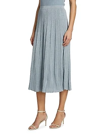 Waverly Rib-Knit Midi-Skirt