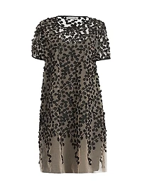 Najaf Petal Shift Minidress