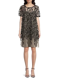 Najaf Petal Shift Minidress