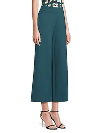 June Prisca Ponte Wide-Leg Pants