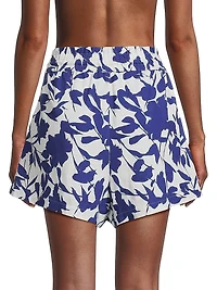 Vicki Floral Cotton Shorts