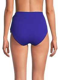 Side Tie High-Waist Bikini Bottom