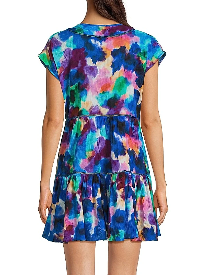Gari Floral Cotton Minidress