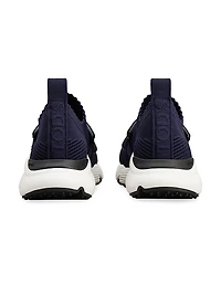 Sporty Cat Chain-Embellished Sneakers