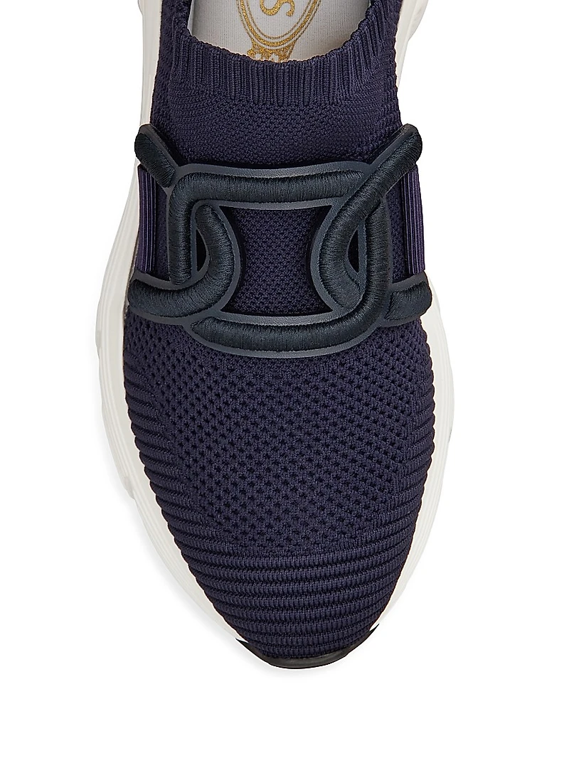 Sporty Cat Chain-Embellished Sneakers