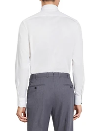 Micro-Striped Cotton Shirt