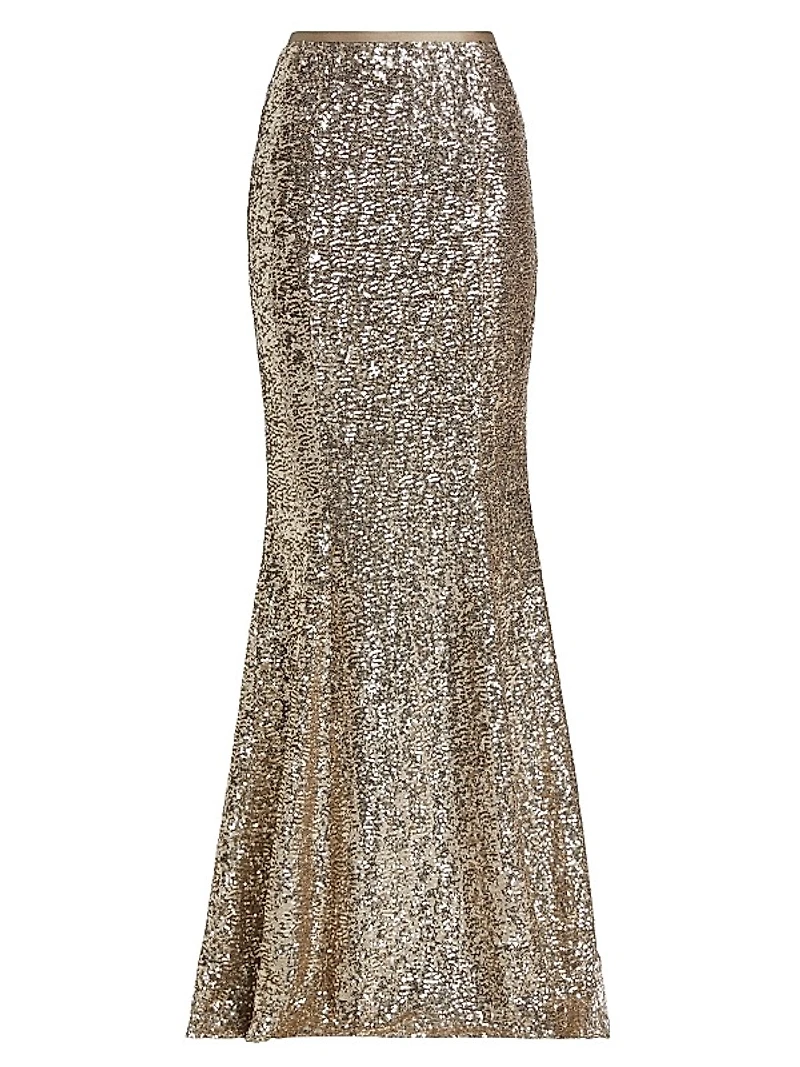 Sequin Mermaid Maxi Skirt