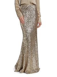 Sequin Mermaid Maxi Skirt