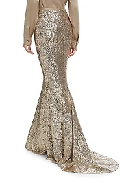 Sequin Mermaid Maxi Skirt