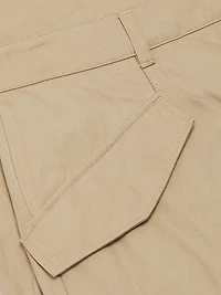 Cotton-Blend Slim-Fit Cargo Trousers