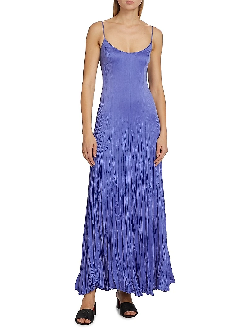 Jamison Crushed Maxi Slip Dress