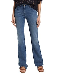 Stovepipe Boot-Cut Jeans