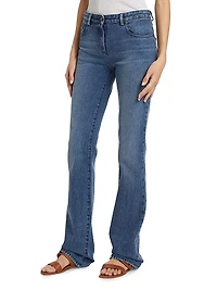 Stovepipe Boot-Cut Jeans