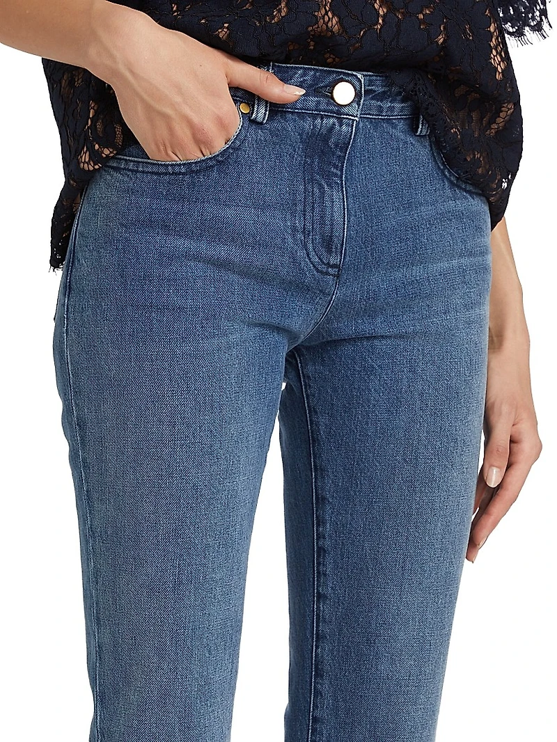 Stovepipe Boot-Cut Jeans